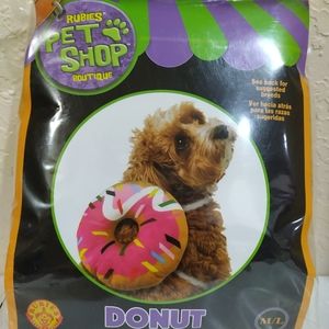 Rubies Pet Shop Boutique Donut Dog PET Halloween Costume MEDIUM LARGE M/L